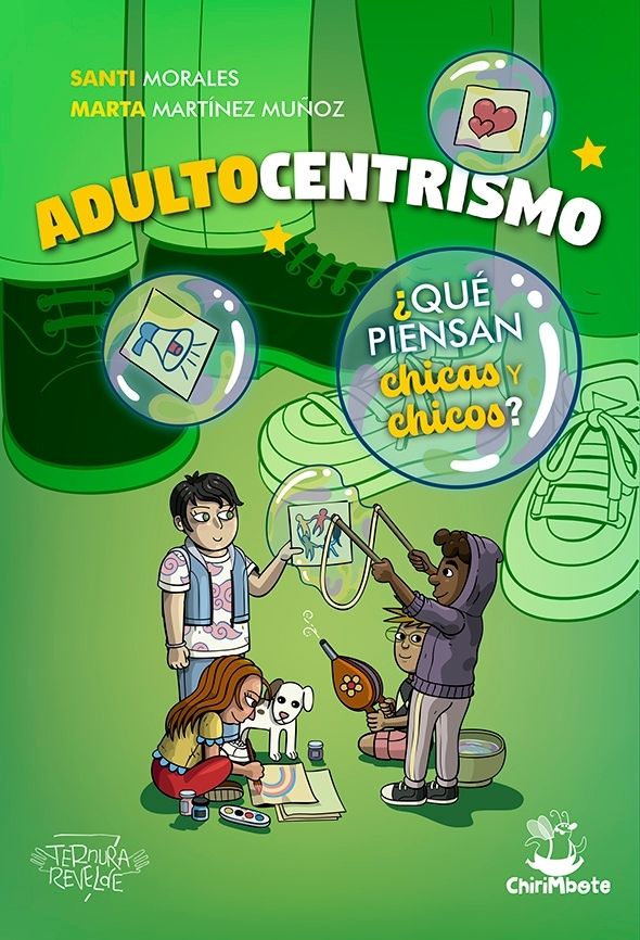 Tapa del libro Adultocentrismo de la editorial Chirimbote.