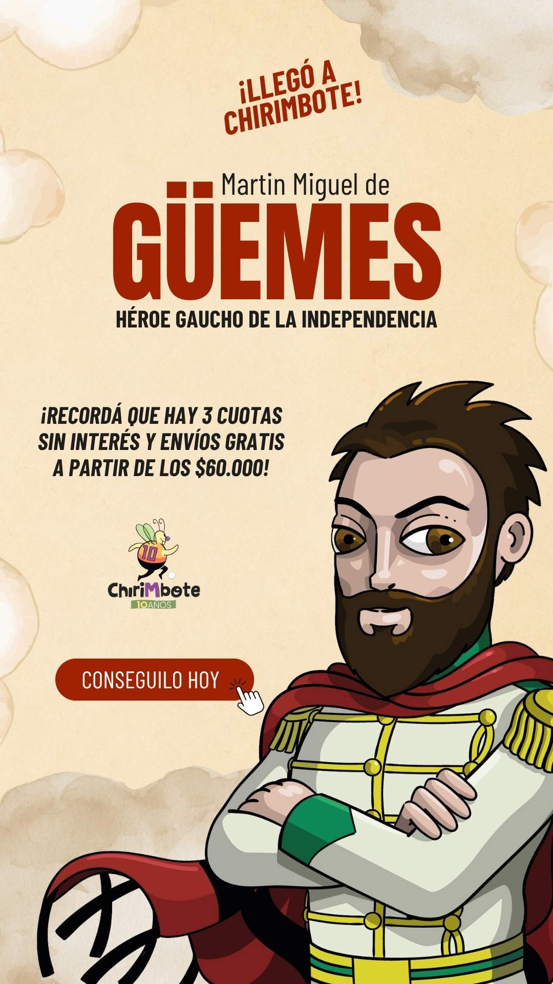 Presentación del nuevo libro de Chirimbote: Martin Miguel de Güemes